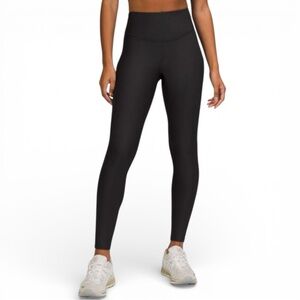Lululemon Base Pace High-Rise Fleece Tight 28” Black Women’s Size 4